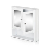Toilet Mirror Medicine Storage Cabinet White - JVEES