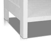 Storage Cabinet with Drawer White - JVEES