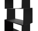 6 Tier Bookshelf Black - JVEES