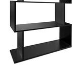 6 Tier Bookshelf Black - JVEES