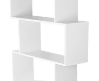 6 Tier Bookshelf White - JVEES