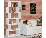 6 Tier Bookshelf White - JVEES