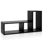 DIY L Shaped Display Shelf - Black