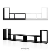 DIY L Shaped Display Shelf - Black - JVEES