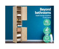 185cm Bathroom Laundry Household Storage Cabinet - JVEES