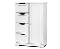 Bathroom Tallboy Storage Cabinet - White - JVEES