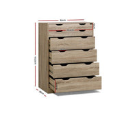 6 Chest of Drawers Tallboy - JVEES