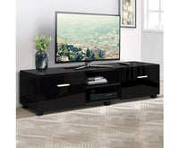 140cm High Gloss TV Cabinet Stand Entertainment Unit - JVEES