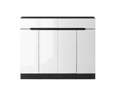 High Gloss Shoe Cabinet Storage Cupboard Drawer - JVEES