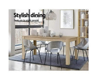 6 to 8 Seater 160cm Wooden Dining Table - JVEES