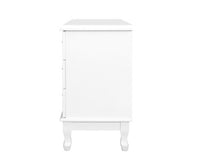 Chest of Drawers Dresser Table Lowboy Storage Cabinet White - JVEES