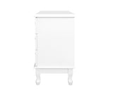 Chest of Drawers Dresser Table Lowboy Storage Cabinet White - JVEES