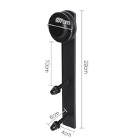 Sliding Barn Door Hardware Track Set Matte Powder Coat Steel Black - 2M - JVEES