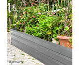 Galvanised Raised Garden Bed Aluminium - Dark Grey x 2 - JVEES