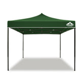 3x3 Pop Up Gazebo Hut with Sandbags Green - JVEES