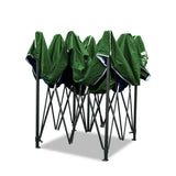 3x3 Pop Up Gazebo Hut with Sandbags Green - JVEES