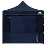 3x3 Pop Up Gazebo Hut with Sandbags Navy - JVEES