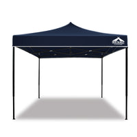 3x3 Pop Up Gazebo Hut with Sandbags Navy - JVEES