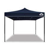 3x3 Pop Up Gazebo Hut with Sandbags Navy - JVEES