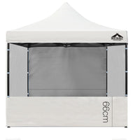 3x3 Pop Up Gazebo Hut with Sandbags White - JVEES