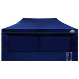 3x6 Pop Up Gazebo Hut with Sandbags Blue - JVEES