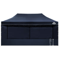 3x6 Pop Up Gazebo Hut with Sandbags Navy - JVEES