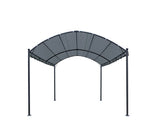 4x3m Iron Art Gazebo - Grey - JVEES