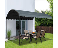 4x3m Iron Art Gazebo - Grey - JVEES