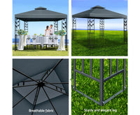 3x3m Iron Art Gazebo - JVEES