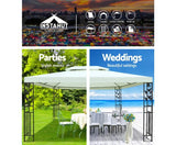 4x3m Gazebo Iron Art Canopy - JVEES