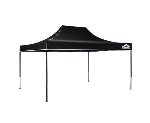 Gazebo Pop Up Marquee 3x4.5m - Black - JVEES