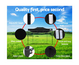 Gazebo Pop Up Marquee 3x4.5m - Black - JVEES