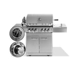 Stainless Steel 6 Burner Gas BBQ - JVEES