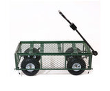 Mesh Garden Steel Cart - Green - JVEES