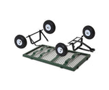 Mesh Garden Steel Cart - Green - JVEES