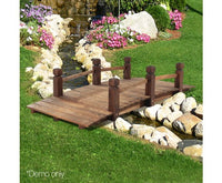 Wooden Garden Bridge - JVEES