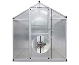 3.62x1.9M Polycarbonate Aluminium Greenhouse - JVEES