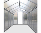 3.62x1.9M Polycarbonate Aluminium Greenhouse - JVEES