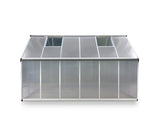 Aluminium Greenhouse Garden Shed Polycarbonate 3.6x2.5M