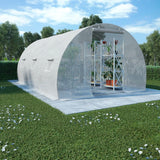 Greenhouse with Galvanised Steel Frame 450x300x200 - JVEES