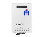 Gas Water Heater 26L Instant Hot Outdoor System Natural Gas White - JVEES