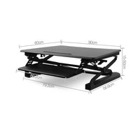 Height Adjustable Standing Desk Black - JVEES