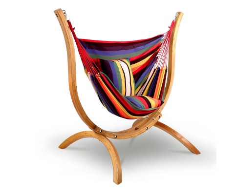 Hammock with Wooden Hammock Stand - JVEES