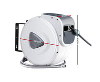 Wall Mounted Retractable Air Hose Reel - 20m - JVEES