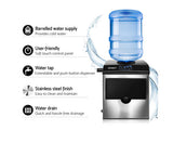 2 in 1 Portable Commercial Ice Cube Maker Machine Water Dispenser - JVEES
