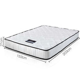 High Density Foam Pocket Spring Mattress 21cm Queen - JVEES