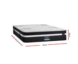 Super Firm Mattress Queen Size Bed 7 Zone Pocket Spring Foam 28cm - JVEES