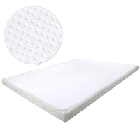 Cool Gel Memory Foam Mattress Topper w/ Bamboo Fabric Cover 8cm King - JVEES