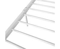 Queen Metal Bed Frame White - JVEES