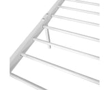 Queen Metal Bed Frame White - JVEES